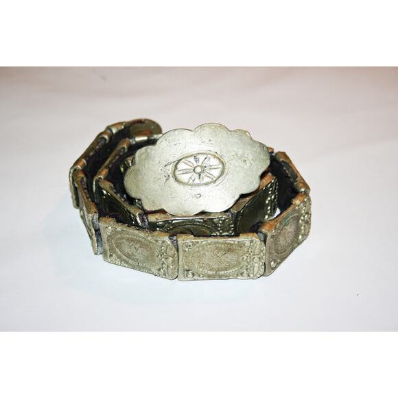 c1800s Antique Ottoman Brass Belt
